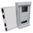 TRACON CMB3 - 3F Fogyasztásmérő szekrény, almérőhöz 1×6mod+115×94, H×W×D=460×240×132mm, IP65, IK10