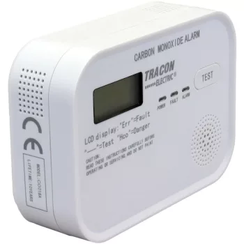   TRACON CO218A - Szén-monoxid (CO) érzékelő 4,5 VDC (3×1,5V AA), >85 dB
