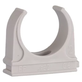 TRACON CSS-32 - Csőrögzítő, sorolható klipsz D=32mm, PP