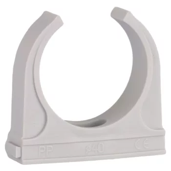 TRACON CSS-40 - Csőrögzítő, sorolható klipsz D=40mm, PP