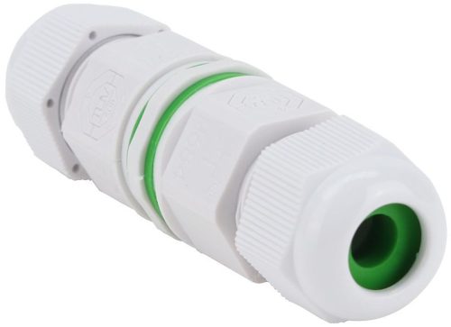 TRACON CST15W - Tömítőszelencés kábeltoldó fehér 0.5-1.5 mm2, IP68, PA6.6, 3P, 450VAC, 16A