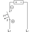 TRACON DC-1C-13 - Egyenáramú kismegszakító PV rendszerekhez, 1 pólus, C kar. 13A, 220V DC