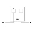 TRACON DCAM96-20 - Analóg egyenáramú ampermérő közvetlen méréshez 96×96mm, 20A DC