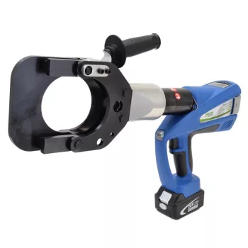   TRACON DKV105E - Elektro-hidraulikus kábelvágó szerszám, 2 akksi + hordtáska max. D=105mm Cu/Al, 8550g, 120kN, 2× Li-ion, 18V, 5000mAh