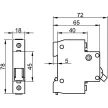 TRACON DPN-C-10 - Kismegszakító, 1+N pólus, C karakterisztika 10A, 4,5kA