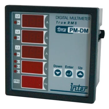   TRACON DTT-3 - Digitális többfunkciós táblaműszer relé kimenettel 96×96mm