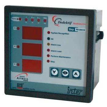   TRACON DTT-5 - Állapotfigyelő digitális multiméter 96×96mm