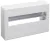 TRACON EDFK-12/1AN - Falon kívüli elosztódoboz, ajtó nélkül, N/PE sínnel 1×12 modul, IP40, (H×W×D=160×260×65mm)