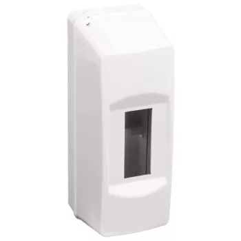   TRACON EDFK-2/1ANP - Falon kívüli elosztódoboz, ajtó nélkül, zárópecsételhető 1×2 modul, IP40, (H×W×D=140×50×60mm)