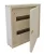 TRACON EDFKF-16/2 - Fém elosztódoboz falon kívüli, maszkos, fehér 2×16 mod, H×W×D=455×445×110mm, IP42, RAL1013