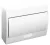 TRACON EDFKN-12/1 - Falon kívüli elosztódoboz, fehér ajtóval, N/PE sínnel 1×12 modul, IP40, (H×W×D=200×256×95mm)