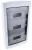 TRACON EDFKS-12/3 - Falon kívüli elosztódoboz, füstszínű-sík ajtóval, NPE nélkül 3×12 (36) modul, IP40, (H×W×D=570×330×100mm)