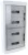 TRACON EDFKS-18/4 - Falon kívüli elosztódoboz, füstszínű-sík ajtóval, NPE nélkül 4×18 (72) modul, IP40, (H×W×D=872×464×120mm)