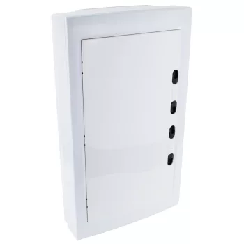   TRACON EDFKSN-12/3 - Falon kívüli elosztódoboz, fehér-sík ajtóval, NPE nélkül 3×12 (36) modul, IP40, (H×W×D=570×330×100mm)
