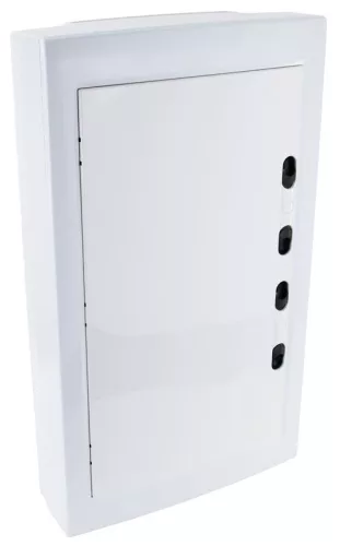 TRACON EDFKSN-12/3 - Falon kívüli elosztódoboz, fehér-sík ajtóval, NPE nélkül 3×12 (36) modul, IP40, (H×W×D=570×330×100mm)