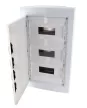 TRACON EDFKSN-12/3 - Falon kívüli elosztódoboz, fehér-sík ajtóval, NPE nélkül 3×12 (36) modul, IP40, (H×W×D=570×330×100mm)