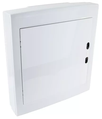 TRACON EDFKSN-18/2 - Falon kívüli elosztódoboz, fehér-sík ajtóval, NPE nélkül 2×18 (36) modul, IP40, (H×W×D=505×464×100mm)