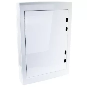  TRACON EDFKSN-18/3 - Falon kívüli elosztódoboz, fehér-sík ajtóval, NPE nélkül 3×18 (54) modul, IP40, (H×W×D=670×464×120mm)
