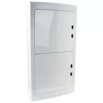   TRACON EDFKSN-18/4 - Falon kívüli elosztódoboz, fehér-sík ajtóval, NPE nélkül 4×18 (72) modul, IP40, (H×W×D=872×464×120mm)