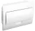 TRACON EDSN-12/1 - Süllyesztett elosztódoboz, fehér ajtóval, N/PE sínnel 1×12 modul, IP40, (H×W×D=200×256×66mm)