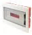 TRACON EDSS-18/1 - Süllyesztett elosztódoboz, füstszínű-sík ajtóval, NPE nélkül 1×18 (18) modul, IP40, (H×W×D=270×440×85 mm)