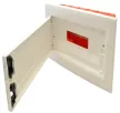 TRACON EDSSN-12/1 - Süllyesztett elosztódoboz, fehér-sík ajtóval, NPE nélkül 1×12 (12) modul, IP40, (H×W×D=240×305×80mm)