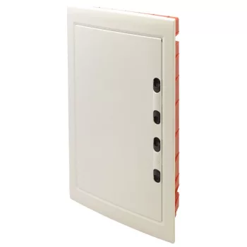   TRACON EDSSN-12/3 - Süllyesztett elosztódoboz, fehér-sík ajtóval, NPE nélkül 3×12 (36) modul, IP40, (H×W×D=545×305×85mm)