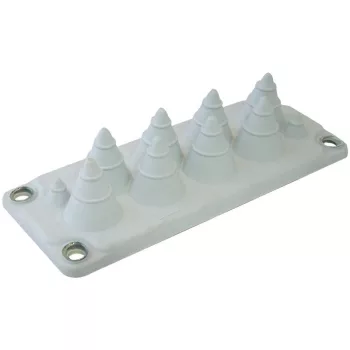   TRACON EKBV-02 - Elosztószekrény kábelbevezető, gumi, 10db kábelhez 216x84mm; IP55