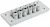 TRACON EKBV-16 - Elosztószekrény kábelbevezető,gumi, 17db kábelhez 127×56×19mm, IP65