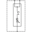 TRACON ESPD1+2-50-1P - T1+T2 AC típusú túlfeszültséglevezető, egybeépített Uc:385V; Iimp:50kA; In:50kA; Imax:160kA; Up:2,5kV; 1P