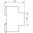 TRACON ESPD1+2+3-25-1P - T1+T2+T3 AC típusú túlfeszültség levezető, egybeépített Uc:275V; Iimp:25kA; In:25kA; Uoc:20kV; Up:1,3kV; 1P