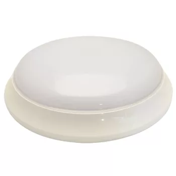   TRACON EVA21NW - Műanyag búrás falon kívüli LED világítótest 100-240 V, 21 W, 1600 lm, 4000 K, IP54,D=400mm, EEI=F