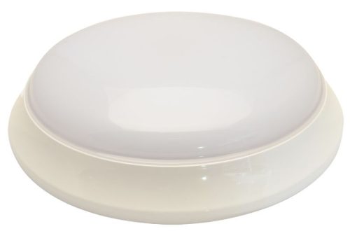 TRACON EVA21NW - Műanyag búrás falon kívüli LED világítótest 100-240 V, 21 W, 1600 lm, 4000 K, IP54,D=400mm, EEI=F