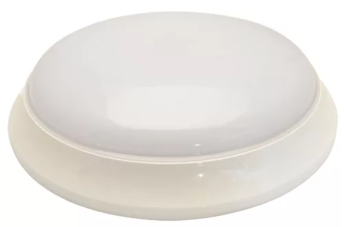TRACON EVA21NW - Műanyag búrás falon kívüli LED világítótest 100-240 V, 21 W, 1600 lm, 4000 K, IP54,D=400mm, EEI=F