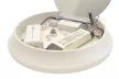 TRACON EVAE14NW - Műanyag búrás falon kívüli LED világítótest inverterrel 100-240V,14/2W,1000/140lm,1h,4000K,IP54,D=305mm,EEI=F
