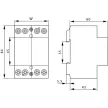 TRACON EVOHK2-25 - Installációs kontaktor 230V, 50Hz, 1 Mod, 2×NO, AC1/AC7a, 25A,