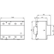 TRACON EVOHK4-100 - Installációs kontaktor 230V, 50Hz, 4 Mod, 4×NO, AC1/AC7a, 100A,