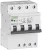 TRACON EVOK4B1603 - Kombinált védőkapcsoló, 4P, 4modul, B karakterisztika B16A, 30 mA, 10kA, A
