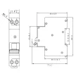 TRACON EVON10B16 - Kismegszakító, 1+N pólus, B karakterisztika 16A, B, 1P+N, 10kA