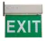 TRACON EXIT-02-J - Élvilágítós LED kijáratjelző ragasztható piktogramokkal 230V, 50Hz, 8×LED, 3h, 2,4V / 900mAh, Ni-Cd
