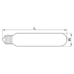 TRACON FHL-E27-150NW - Fémhalogén fényforrás 230V, 50Hz, 150W, E27, 4500K, EEI=G