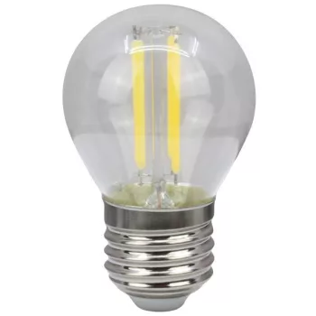   TRACON FILG454NW - COG LED gömb fényforrás, átlátszó 230 VAC, E27, 4W, 470 lm, G45, 4000K, EEI=E