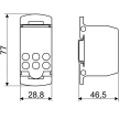 TRACON FLSO70 - Fővezetéki leágazó sorkapocs nyitható fedéllel 1×70(50)mm2 / 6×25(16)mm2, 1000VAC/DC, 160A