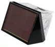 TRACON GARDIA - Napelemes kerti falilámpa 0,05W, 3000K, 7 lm, 1,2V/600mAh NI-MH, IP44