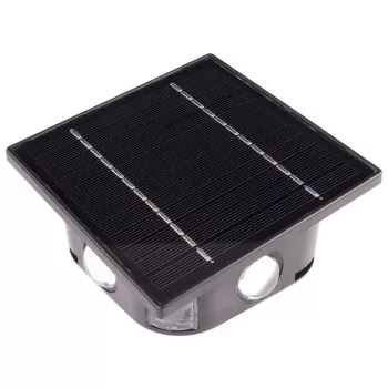   TRACON GARSL6 - Napelemes kerti falilámpa 0,4W, 3000K, 36 lm, 3,7V/1300mAh Li, IP44