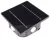 TRACON GARSL6 - Napelemes kerti falilámpa 0,4W, 3000K, 36 lm, 3,7V/1300mAh Li, IP44