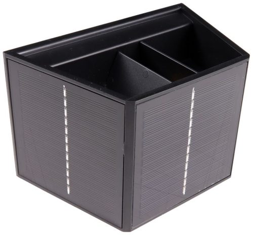 TRACON GARSLA - Napelemes kerti falilámpa 0,4W, 3000K, 36 lm, 3,7V/1300mAh Li, IP44
