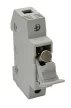 TRACON HBA-1P-32 - Szakaszolókapcsoló-biztosító hengeres bizt.hoz, maszkolható 32A, 10x38mm; Un=230V/400V