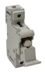 TRACON HBA-1P-50 - Szakaszolókapcsoló-biztosító hengeres bizt.hoz, maszkolható 50A, 14x51mm; Un=230V/400V