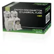 TRACON HBA-2P-100 - Szakaszolókapcsoló-biztosítóhengeres bizt.hoz, maszkolható 100A; 22x58mm; Un=230V/400V